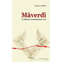 Maverdi ve Düşünce Tarihimizdeki Yeri - Mehmet Birsin - Ankara Okulu Yayınları