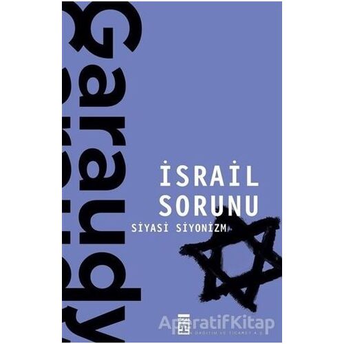 İsrail Sorunu - Roger Garaudy - Timaş Yayınları
