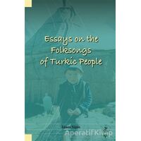 Essays On The Folksongs Of Turkic People - Janos Sipos - Grafiker Yayınları