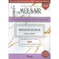 Müessir Medeni Hukuk Hakimlik Çıkmış Soru Bankası Temsil Kitap