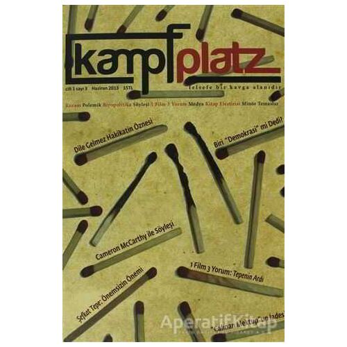 Kampfplatz Sayı: 3 - Kolektif - Phoenix Yayınevi