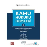 Kamu Hukuku Dersleri I - Mümin Güngör - Adalet Yayınevi