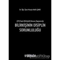 Bilirkişinin Disiplin Sorumluluğu - Hüseyin Melih Çakır - On İki Levha Yayınları