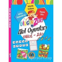 Bilgin Zeki ile Akıl Oyunları Dikkat Zeka - Mavi Seri - Kolektif - Karatay Çocuk