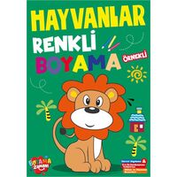 Renkli Boyama Hayvanlar Boyama Zamanı