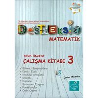 Kartezyen Desteksiz Matematik 3 Ders Öncesi Çalışma Kitabı