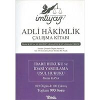 İmtiyaz - Adli Hakimlik Çalışma Kitabı - Bahadır Erkol - Temsil Kitap