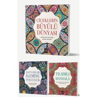 Mandala Büyükler İçin Boyama Seti 3 Kitap - Arkadya Yayınları