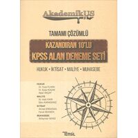 Akademikus KPSS Alan Deneme Seti - Kolektif - Temsil Kitap