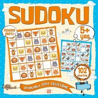 Çocuklar İçin Sudoku Çıkartmalı (5+ Yaş) - Kolektif - Dokuz Çocuk