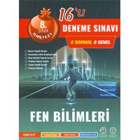 8.Sınıf Mod Fen Bilimleri 16 Deneme Sınavı Nartest Yayınevi