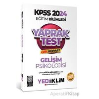 Yediiklim Yayınları KPSS Eğitim Bilimleri Gelişim Psikolojisi Çek Kopart Yaprak Test