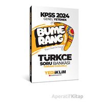 Yediiklim 2024 KPSS Genel Yetenek Bumerang Türkçe Tamamı Çözümlü Soru Bankası