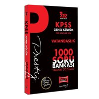 Yargı 2022 KPSS Genel Kültür Vatandaşlık Prestij Seri Tamamı Çözümlü 1000 Soru Bankası