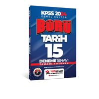 Yediiklim Yayınları 2024 KPSS Börü Tarih Tamamı Çözümlü 15 Deneme