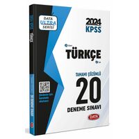 2024 KPSS Ultra Serisi Türkçe 20 Deneme Sınavı Data Yayınları