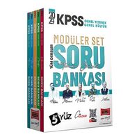 Yargı Yayınları 2024 KPSS 5Yüz Ekibi GK-GY Tüm Dersler Tamamı Çözümlü Soru Bankası Modüler Set