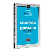 Yargı 2022 KPSS Genel Yetenek Son Düzlük 5 Yargıç Matematik El Yazısı Ders Notu