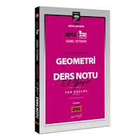 Yargı 2022 KPSS Lisans Genel Yetenek Tüm Adaylar İçin Yargıç Serisi Geometri El Yazısı Ders Notu