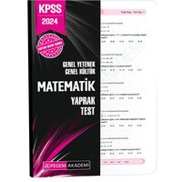 Pegem Akademi 2024 KPSS Matematik Yaprak Test