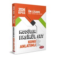 2024 KPSS Ön Lisans Konu Anlatımlı Modüler Fasikül Set Data Yayınları