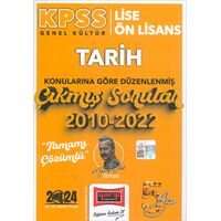 Yargı 2024 KPSS Lise Ön Lisans Tarih Konularına Göre 2010-2022 Çözümlü Çıkmış Sorular