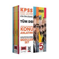 Yargı Yayınları 2024 KPSS Lise Ön Lisans 5Yüz Ekibi GK-GY Tüm Dersler Konu Anlatımlı Modüler Set