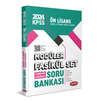 2024 KPSS Ön Lisans Soru Bankası Modüler Fasikül Set Data Yayınları