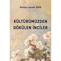 Kültürümüzden Dökülen İnciler - Mahmut Şevket Serik - Platanus Publishing