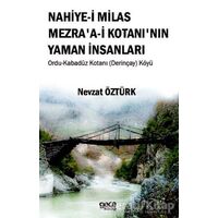 Nahiye-i Milas Mezraa-i Kotanının Yaman İnsanları - Nevzat Öztürk - Gece Kitaplığı