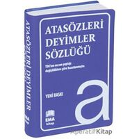 Atasözleri Deyimler Sözlüğü (Plastik Kapak) - Kolektif - Ema Kitap