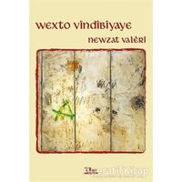 Wexto Vindibiyaye - Newzat Valeri - Vate Yayınevi