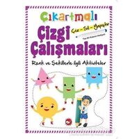 Çıkartmalı Çizgi Çalışmaları - Renkler ve Şekillerle İlgili Aktiviteler