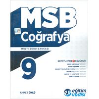 9.Sınıf Coğrafya Güncel MSB Multi Soru Bankası Eğitim Vadisi Yayınları