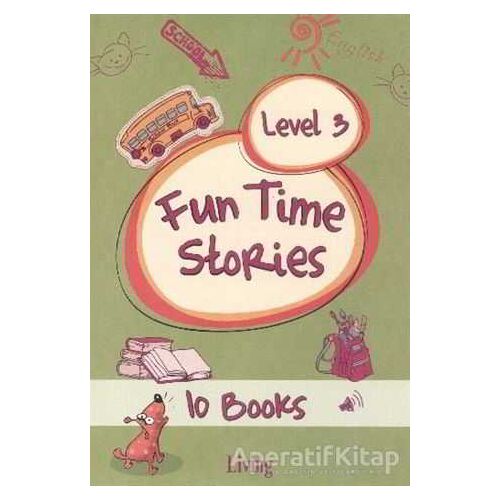 Living Level 3 Fun Time Stories 10 Kitap Set