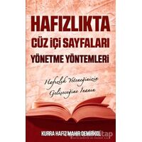 Hafızlıkta Cüz İçi Sayfaları Yönetme Yöntemleri - Mahir Demirkol - Kutup Yıldızı Yayınları