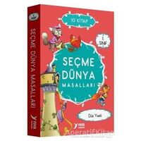 1. Sınıf Seçme Dünya Masalları Düz Yazılı - 10 Kitap - Kolektif - Yuva Yayınları