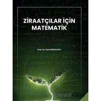 Ziraatçılar İçin Matematik - Fariz Mikailsoy - Sonçağ Yayınları