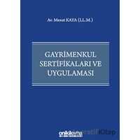 Gayrimenkul Sertifikaları ve Uygulaması - Mesut Kaya - On İki Levha Yayınları