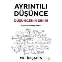 Ayrıntılı Düşünce - Metin Şahin - Cinius Yayınları