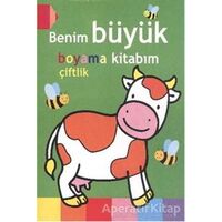 Benim Büyük Boyama Kitabım - Çiftlik - Kolektif - Parıltı Yayınları Boyama ve Çıkartma Kitapları