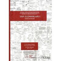 Yapı Elemanları - 1 - M. Emin Akyürek - İstanbul Sabahattin Zaim Üniversitesi Yayınları