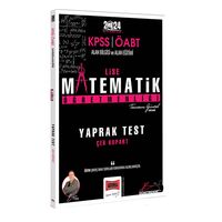 Yargı Yayınları 2024 ÖABT Lise Matematik Öğretmenliği Yaprak Test