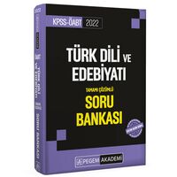 Pegem Akademi 2022 KPSS ÖABT Türk Dili ve Edebiyat Soru Bankası