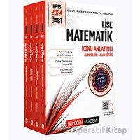 2024 KPSS ÖABT Lise Matematik Konu Anlatımlı (4 kitap) - Kolektif - Pegem Akademi Yayıncılık