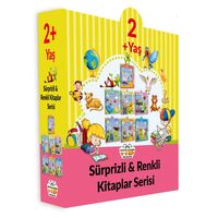 2+ Yaş Sürprizli ve Renkli Kitaplar Serisi (7 Kitap Set) - 0-6 Yaş Yayınları