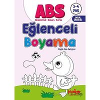 ABS 3-4 Yaş Eğlenceli Boyama - Buçe Dayı - Pinokyo Yayınları