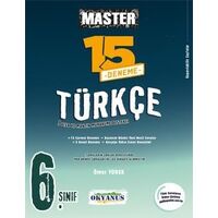 6. Sınıf Master 15 Türkçe Denemesi Okyanus Yayınları