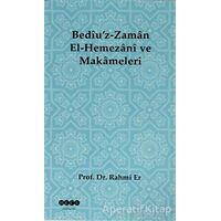 Bediüz-Zaman El-Hemezani ve Makameleri - Rahmi Er - Hece Yayınları