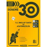 8.Sınıf İnkılap Tarihi 30 Deneme Hız Yayınları